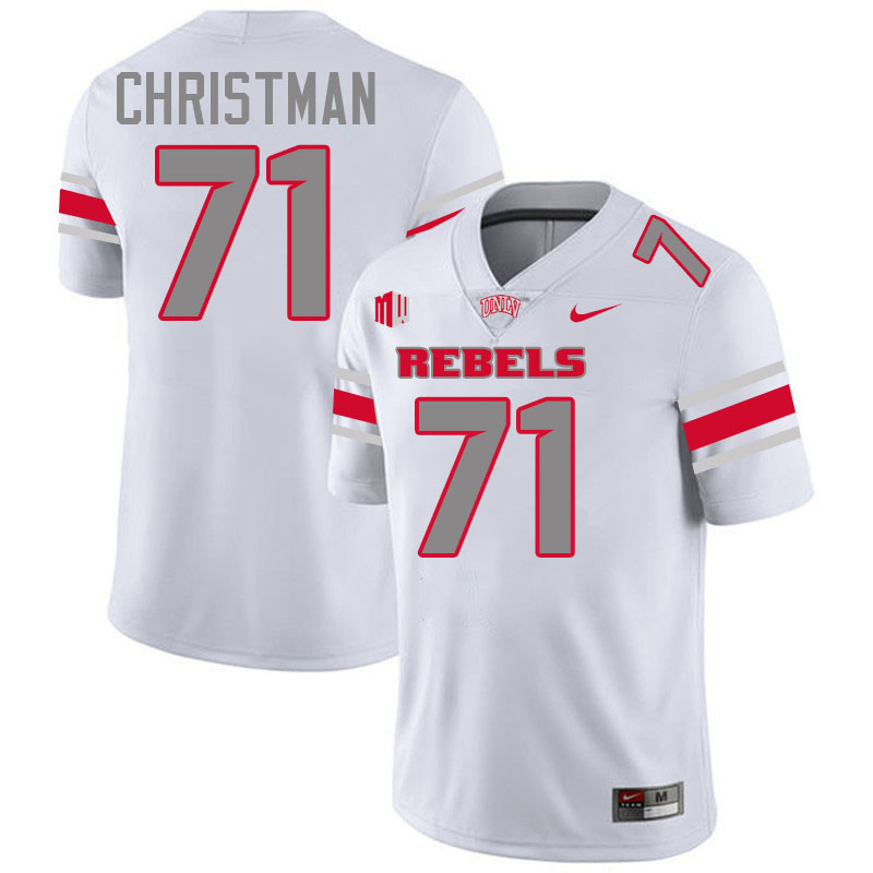 Ben Christman UNLV Jersey,UNLV Rebels Football Uniforms,Jerseys,Gears-White